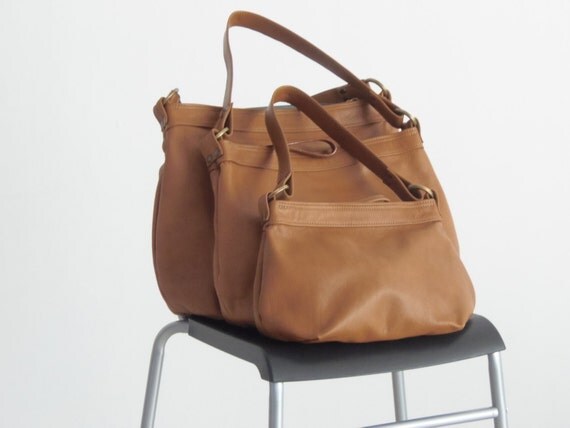 Leather hobo bags COMPARE the 3 sizes available Small