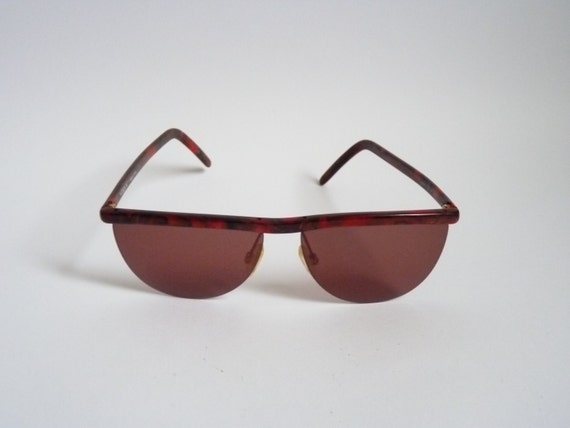Rimless Sunglasses Vogue 1980s redish frames by ...
