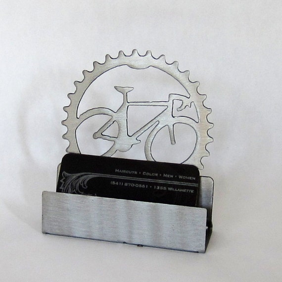 Bicycle Art Business Card Holder - Speed Demon Road Bike 3201