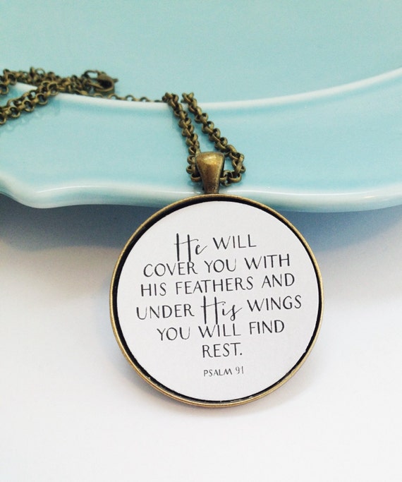 Sympathy GiftMiscarriage NecklaceBible Verse by MinMac on Etsy