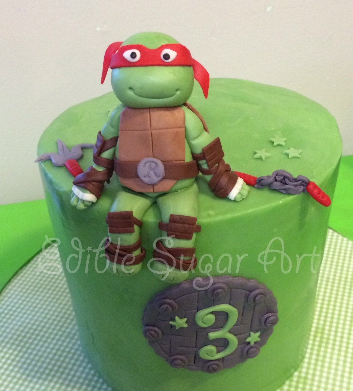 NINJA TURTLE CAKE Topper Teenage Mutant Ninja By