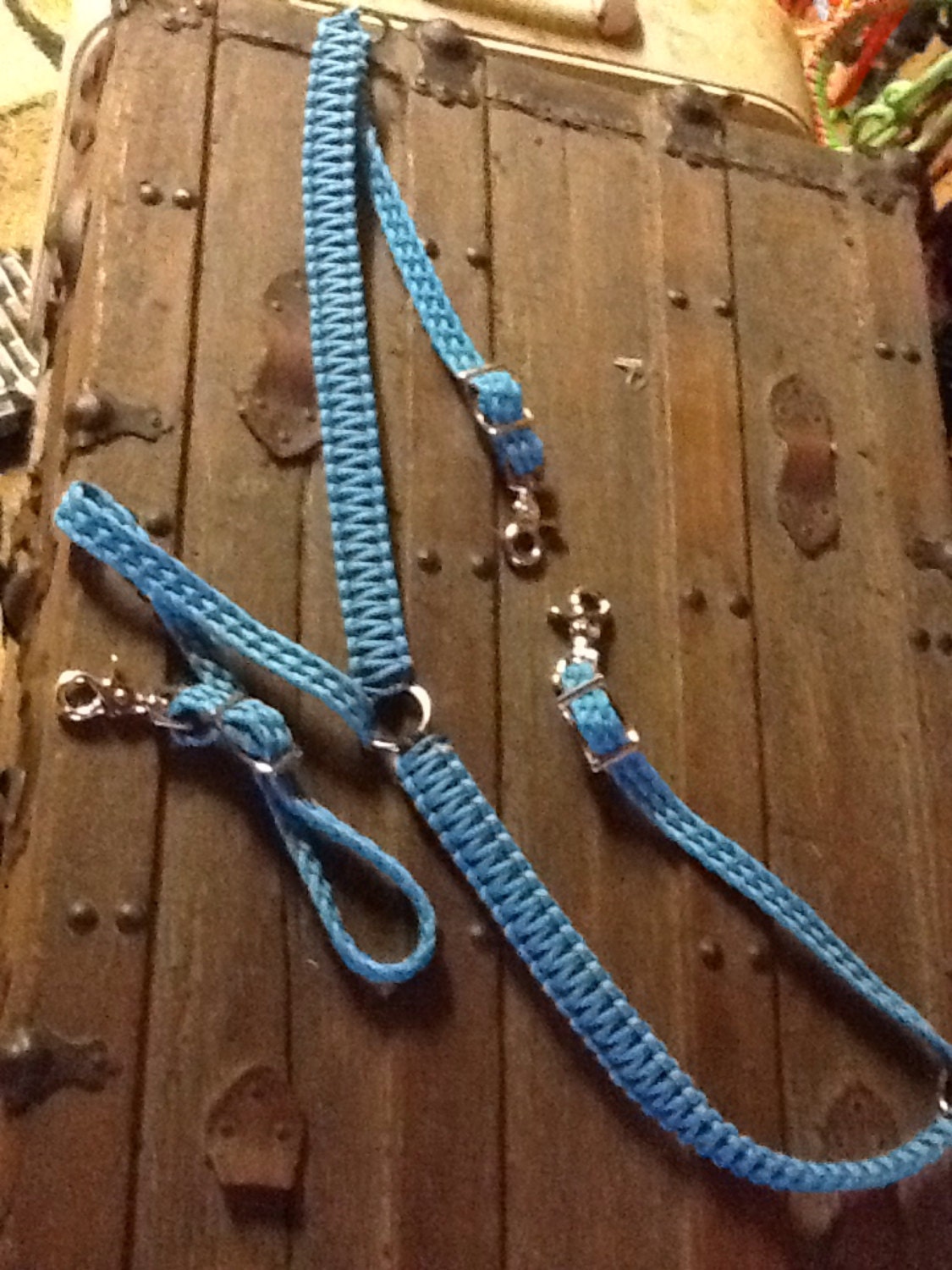 Breast collar paracord horse tack by TiffanysBraidedTack on Etsy