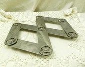 Vintage Metal Folding French Trivet / Hot Plate / Heat Mat / Cottage Kitchenware / Vintage Kitchenelia