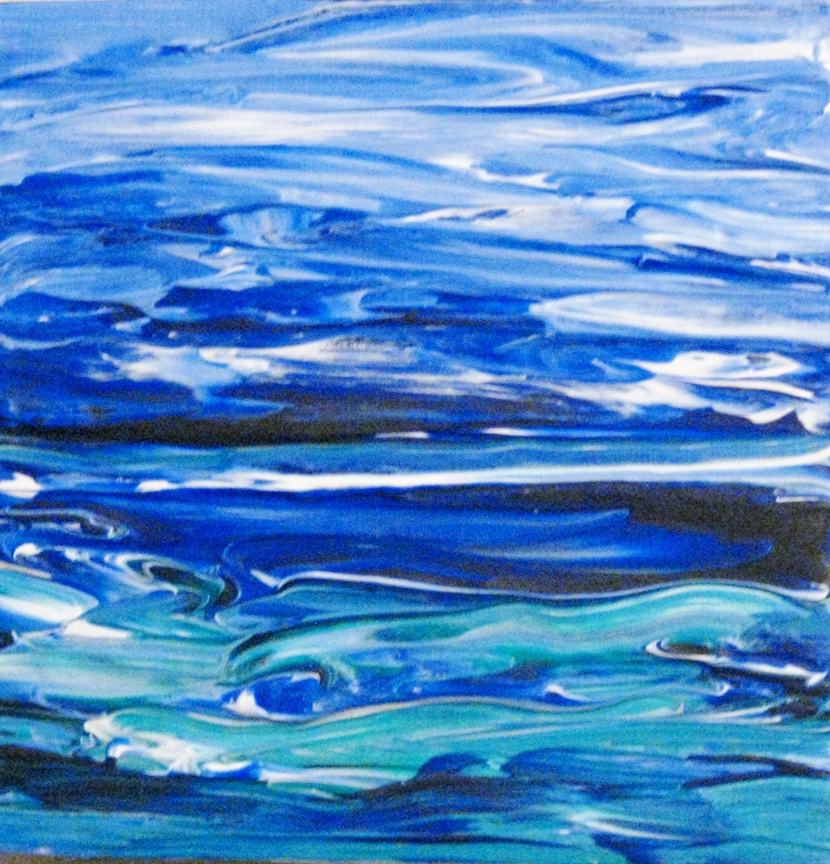 Maine Art ACrylic Painting Essay on the Sea 18 by kathleendaughan