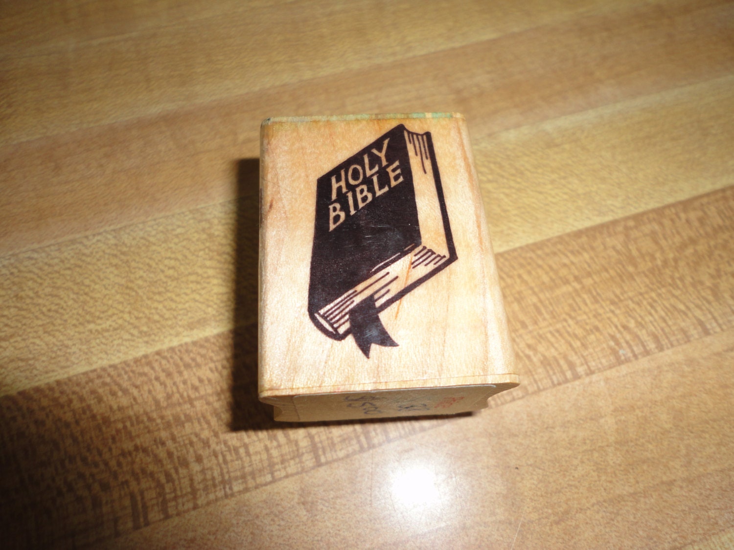 Stampendous 1989 Holy Bible Rubber Stamp by DebsKraftyCorner