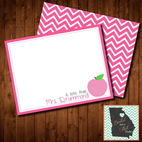 Printable Stationery Teacher gift Teacher Stationery