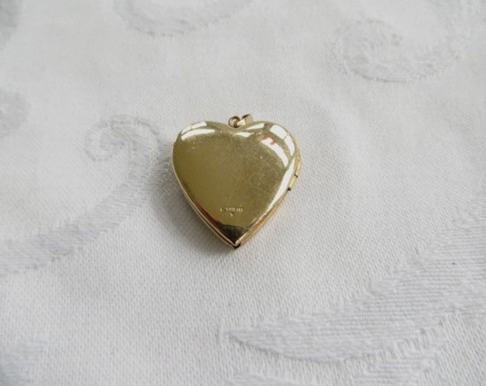 Vintage Heart Locket, I Love You, 14K Gold Filled Locket, Love Locket, Vintage Lockets, Antique Locket, Valentine Gift, For Her