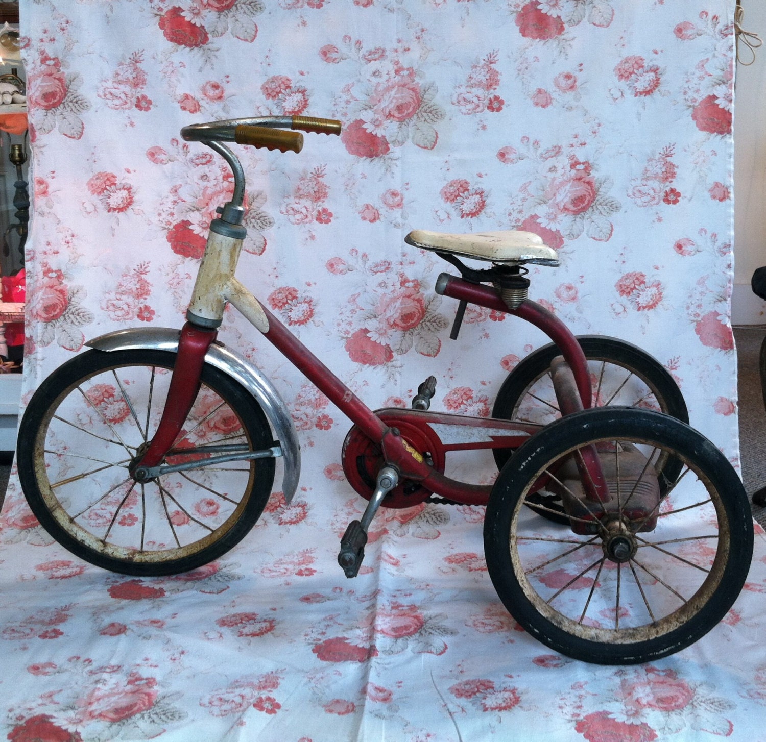Vintage 19301959 Western Flyer Tricycle Bicycle by Shabadashery