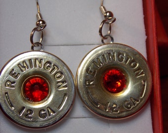 Wedding Jewelry - Bullet Jewelry - Shotgun shell jewelry - Swarovski Crystal jewelry - Gun Shell Jewelry