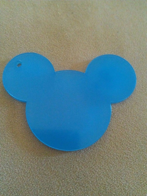 Acrylic Mickey Mouse Ears Blanks Clear