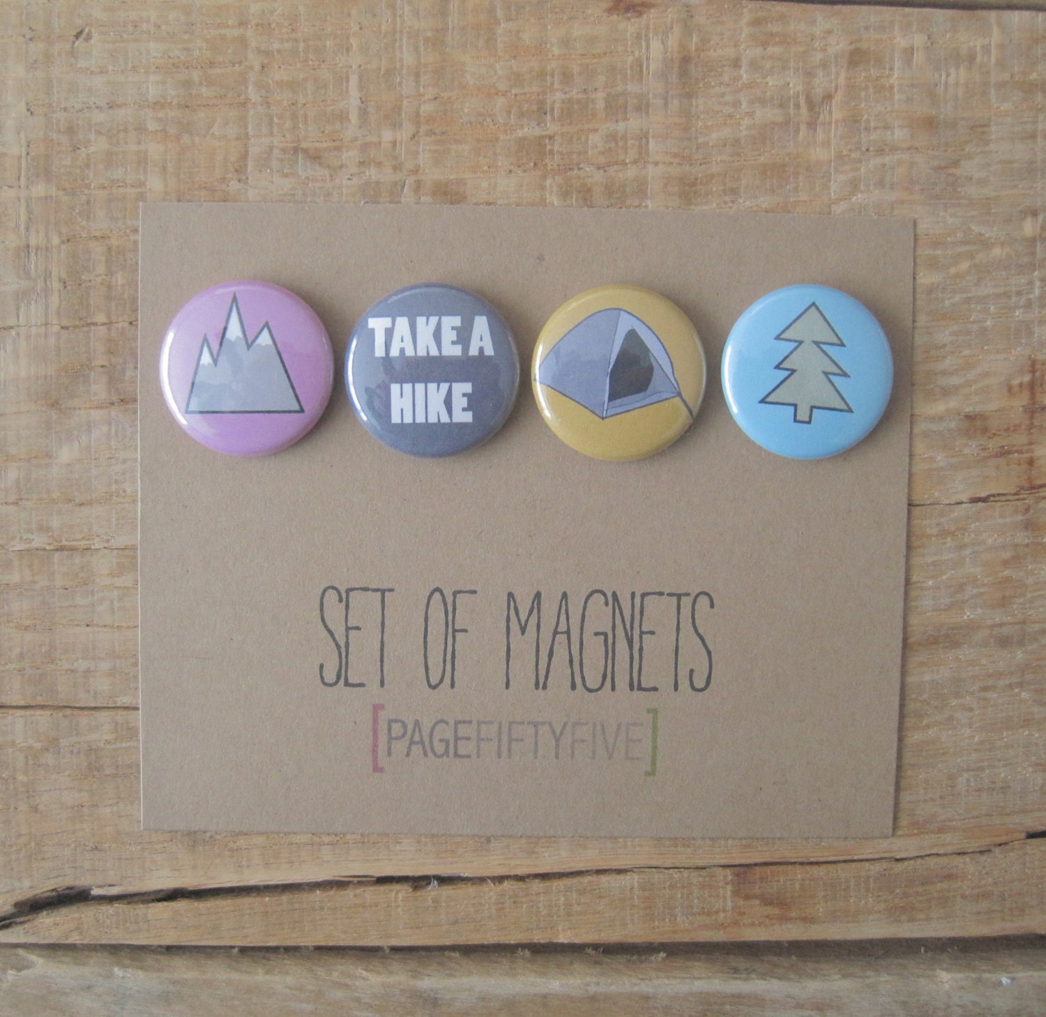 Set of Outdoor Outdoor Love. Camping by PAGEFIFTYFIVE