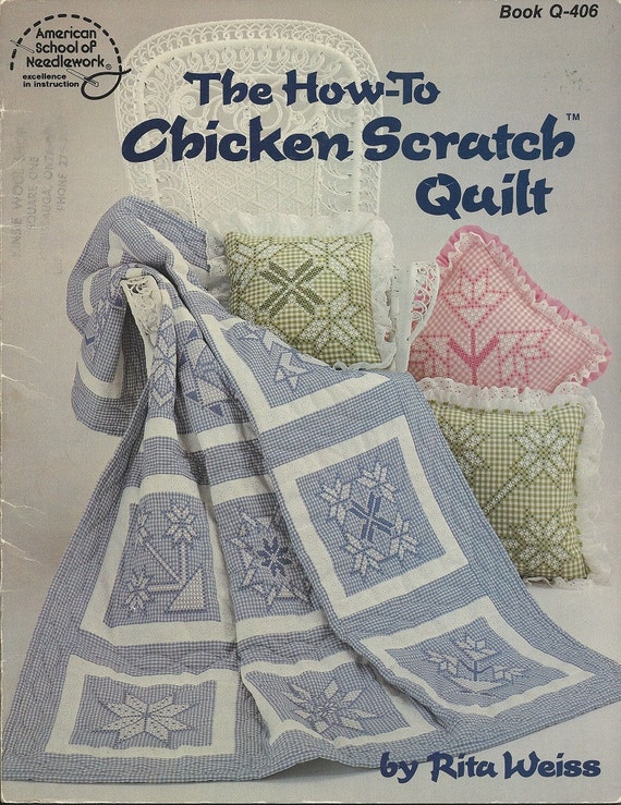 1980-s-pattern-book-chicken-scratch-quilt-by-everypictellsastory