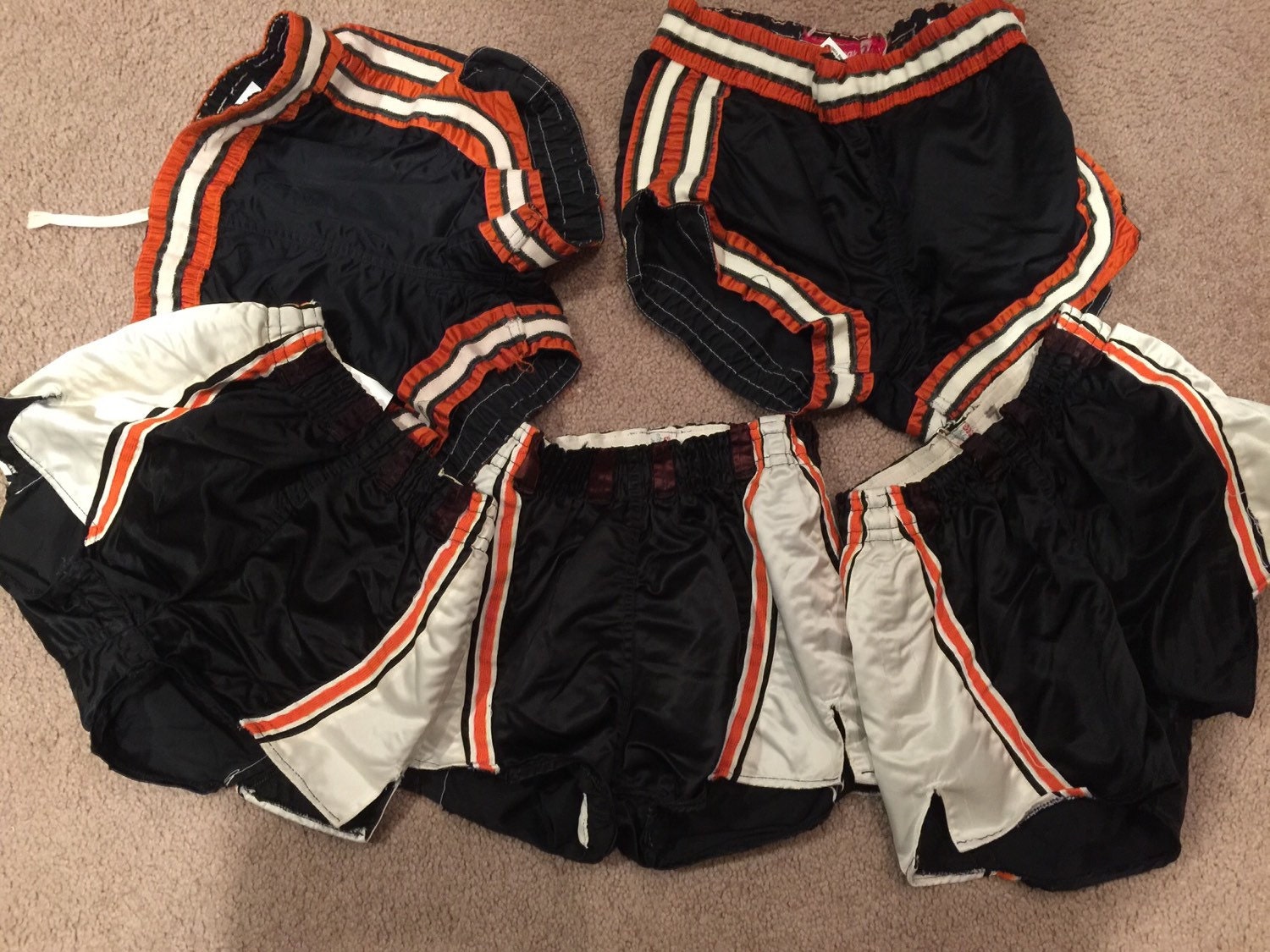 1960's Basketball Uniform Shorts Short Shorts by VintageVegies