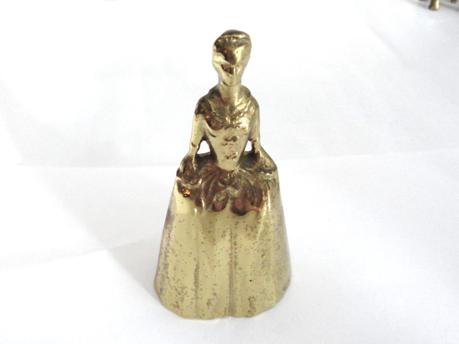 brass lady belle bell with clacker