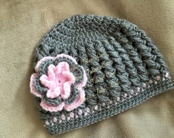 PT120 - 0-7Yrs, Crochet Baby Super Warm Baby to Child Hat, Crochet Baby Hat Pattern, Hat Pattern.
