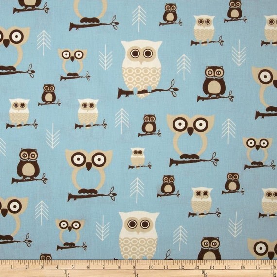 Owl Valances Nursery Valances Window Valances by CleusaSordiDecor