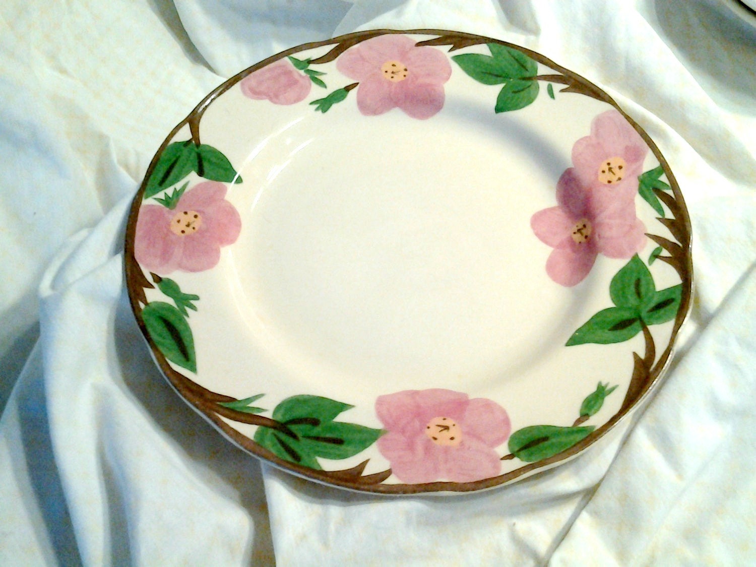 On Sale Newer Franciscan 11 Inch Desert Rose China Plate Off