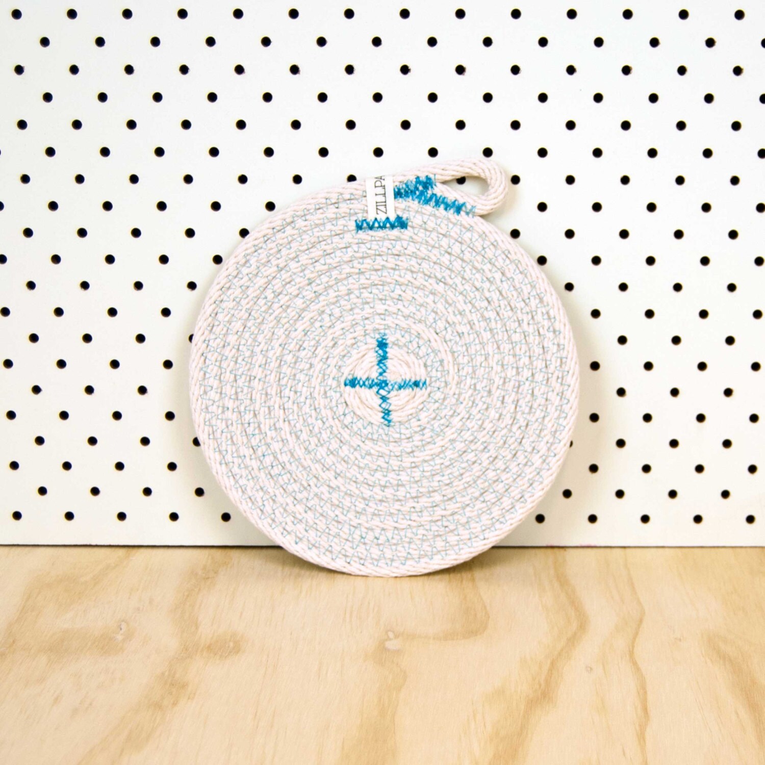 Pot Holder // Cotton Rope // Custom Colour // Handmade by Zillpa