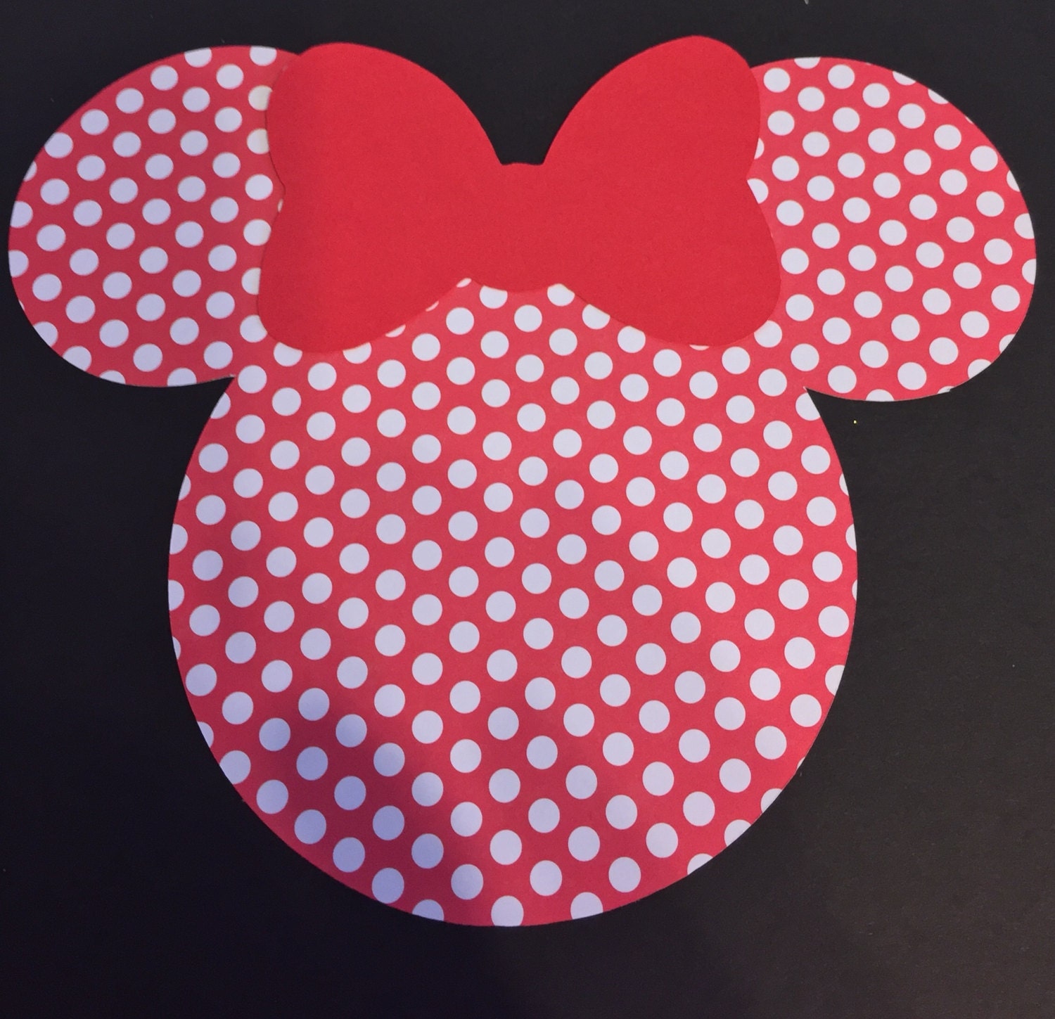 red polka dot minnie mouse
