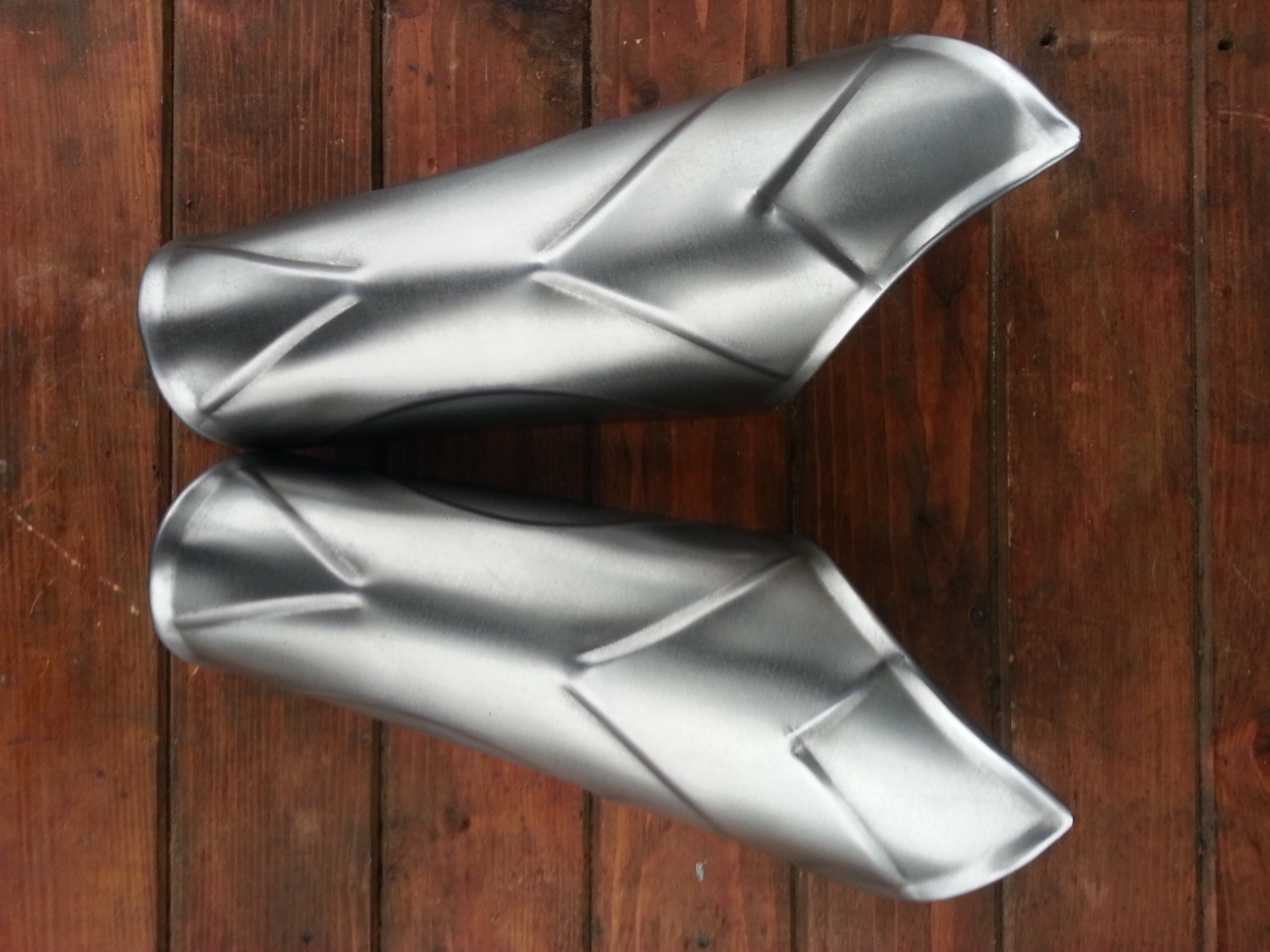 Steel Armor Bracers Pair