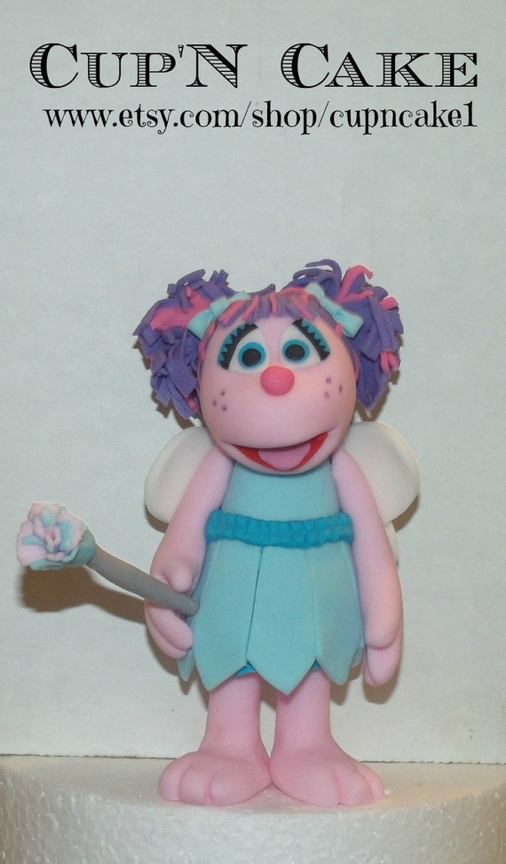 Abby Cadabby fondant cake topper by Cupncake1 on Etsy