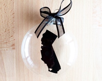 California Christmas Ornament, Custom, Travel, USA