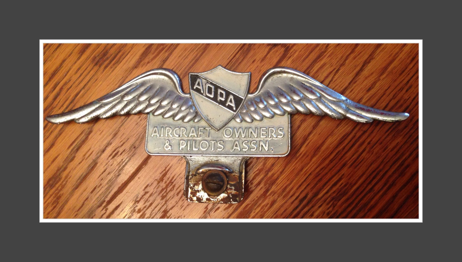 License Plate Topper Aircraft Owners & Pilots Association