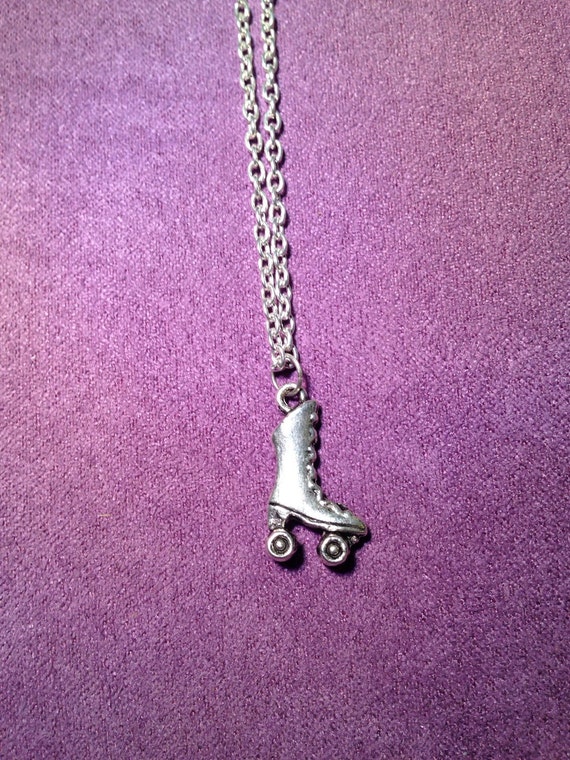Roller Skate Necklace by OtherPersonsTreasure on Etsy