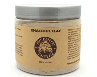 Moroccan Rhassoul, Lava Clay. Face Mask. Body wrap.