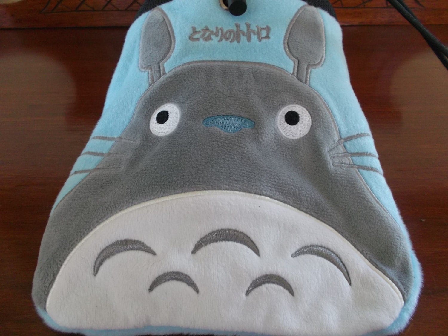 Totoro Rock Climbing Chalk Bag made from a child's plush