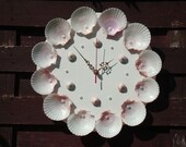 Wall Clock Sea Gifts, nautical wall clock, shells clock, decorative wall clocks, modern wall clock, unusual wall clocks, unique wall clocks