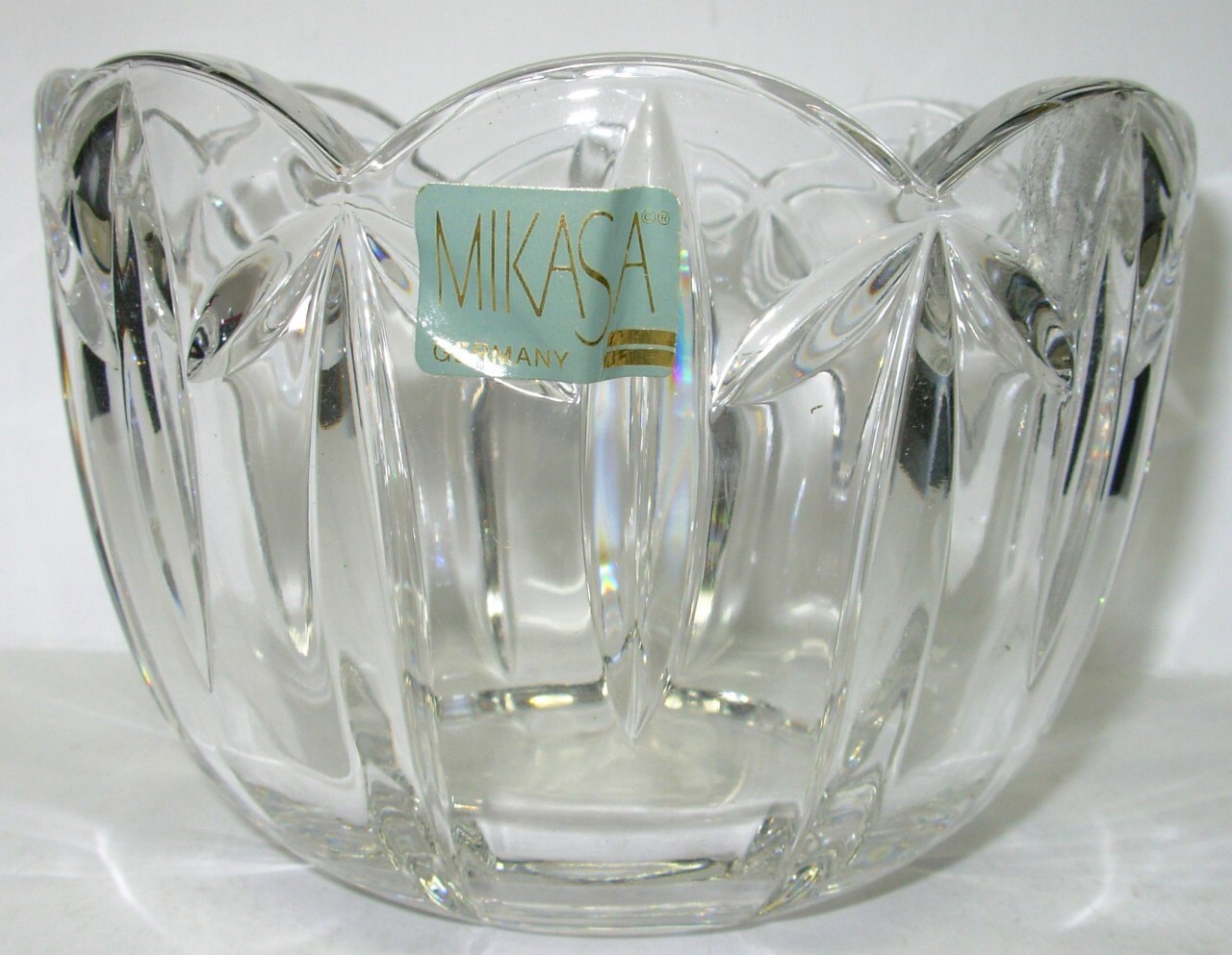 Mikasa Crystal Germany PALAIS Bowl Clear Lead by Snowyowltreasures