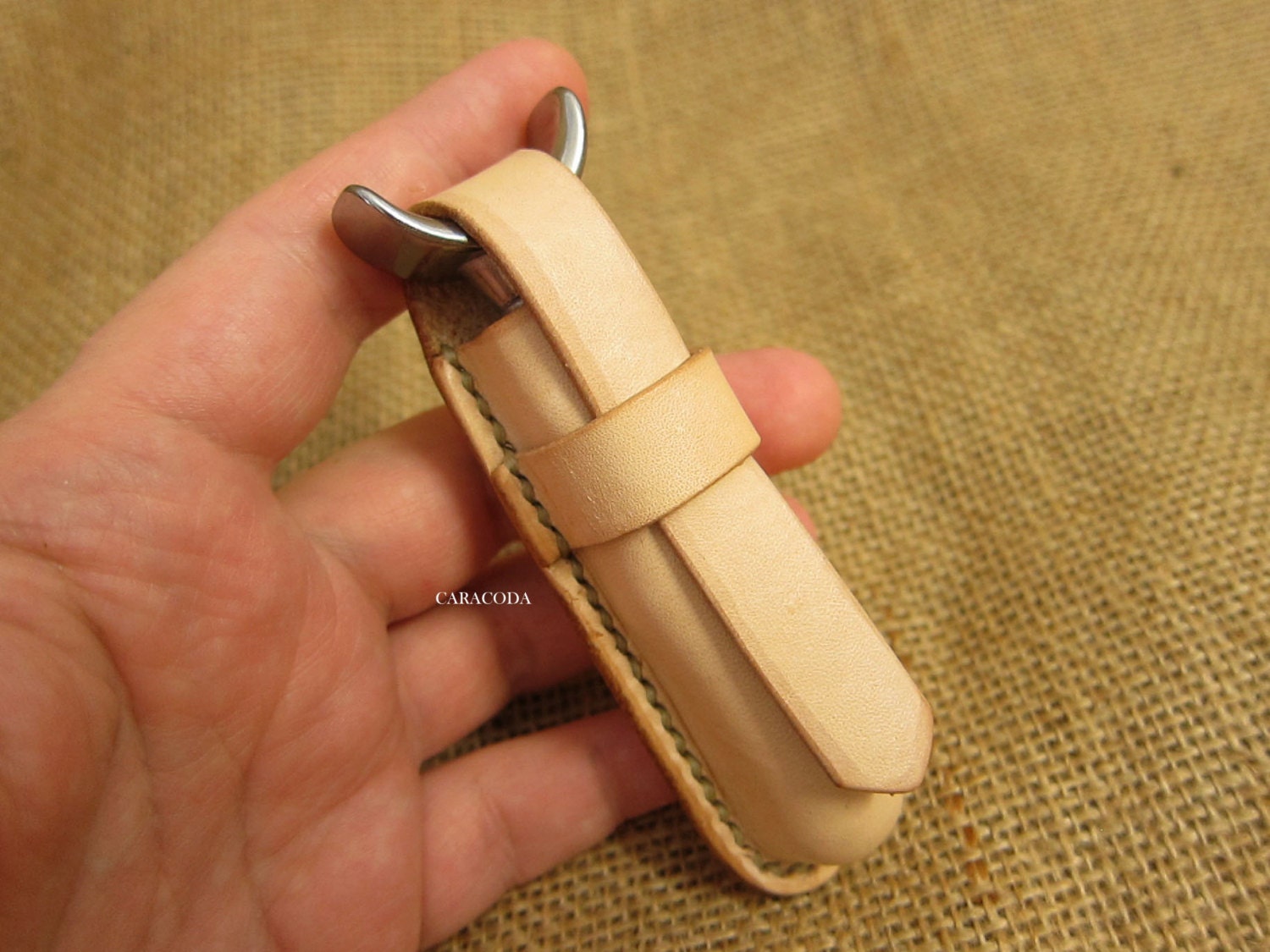 Swivel knife leather case leathercraft tools by CARACODA on Etsy
