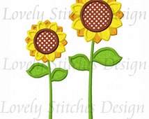 Unique sunflowers applique related items | Etsy
