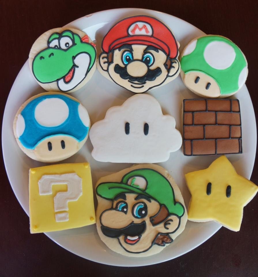 Super Mario Bros. Cookies / One Dozen