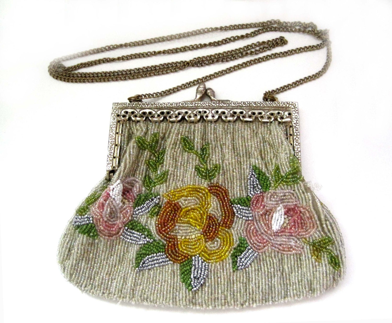 Wedding Purse Antique Beaded Purse 1920s By Sharethelovevintage 5630