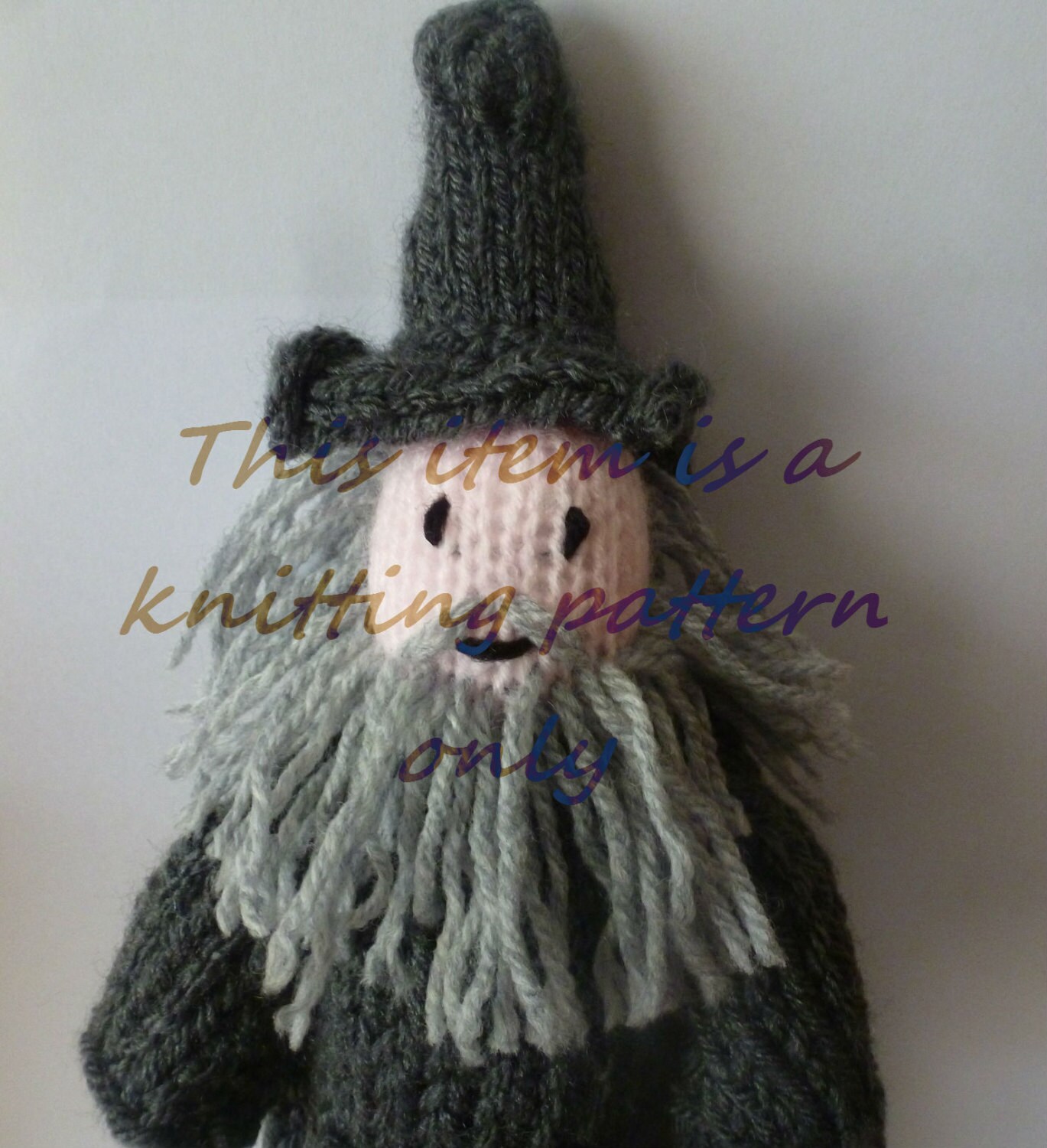 PDF knitting pattern: Gandalf The Lord of the Rings