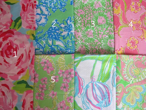 lilly pulitzer monogrammed stocking with by amilesdesigns on Etsy