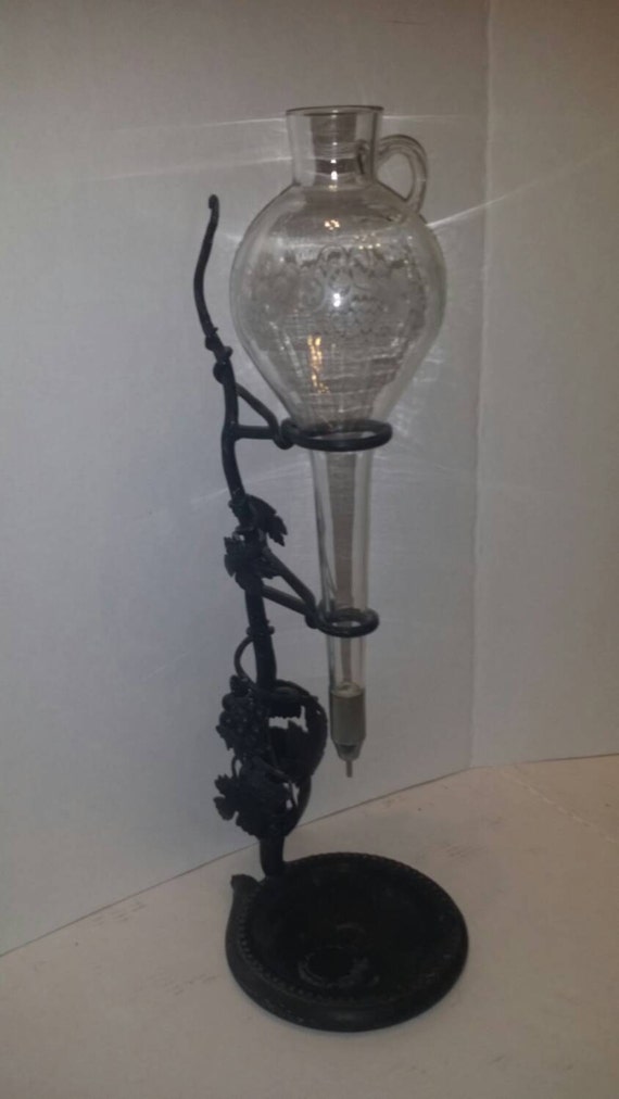 Beautiful Vintage Wine Decanter Dispenser by RabidRabbitAntiques