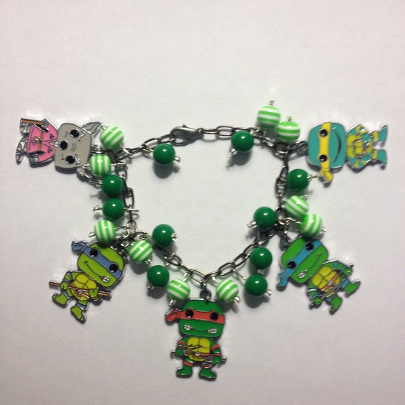 Teenage Mutant Ninja Turtles Bracelet By Monicascraft On Etsy