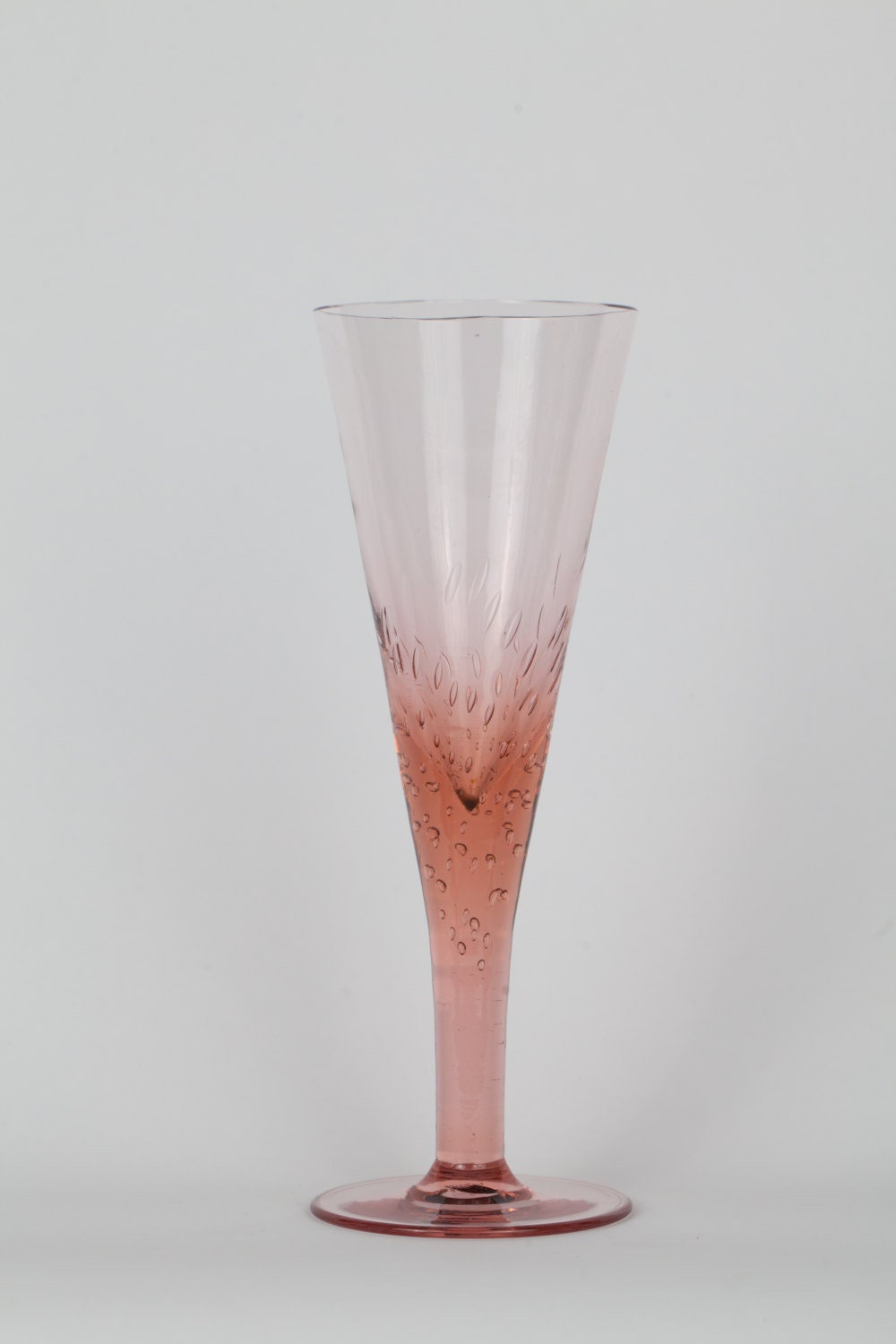 Vintage Pink Art Glass Vase by JohnSaintDenis on Etsy