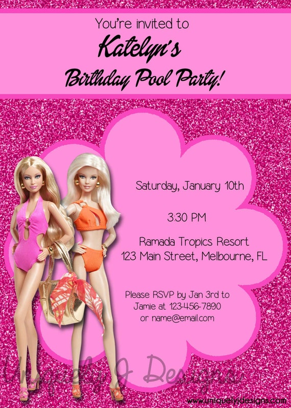 barbie-pool-party-birthday-invitation-by-uniquelyjdesigns-on-etsy