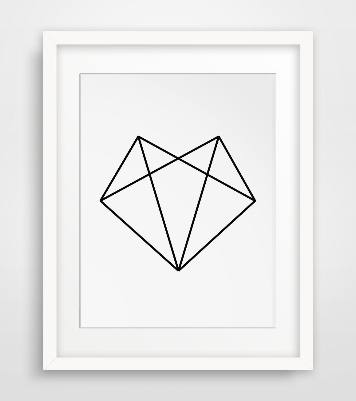 geometric fox drawing geometric fox drawing
