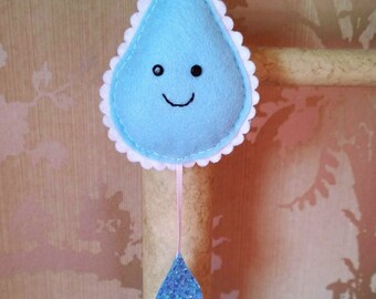 Sparkle Raindrop Decoration