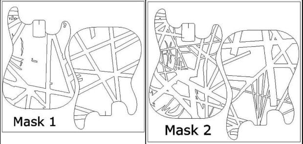 frankenstrat stripe templates