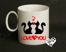 Popular items for cat lover mug on Etsy