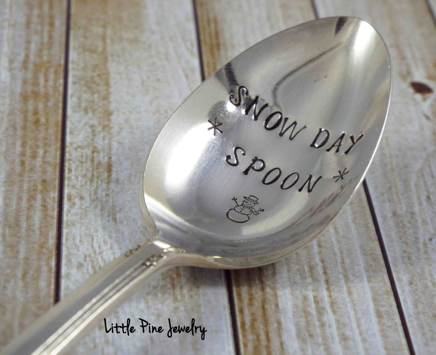 Snow Day Spoon Let It Snow Christmas Spoon Winter Holiday