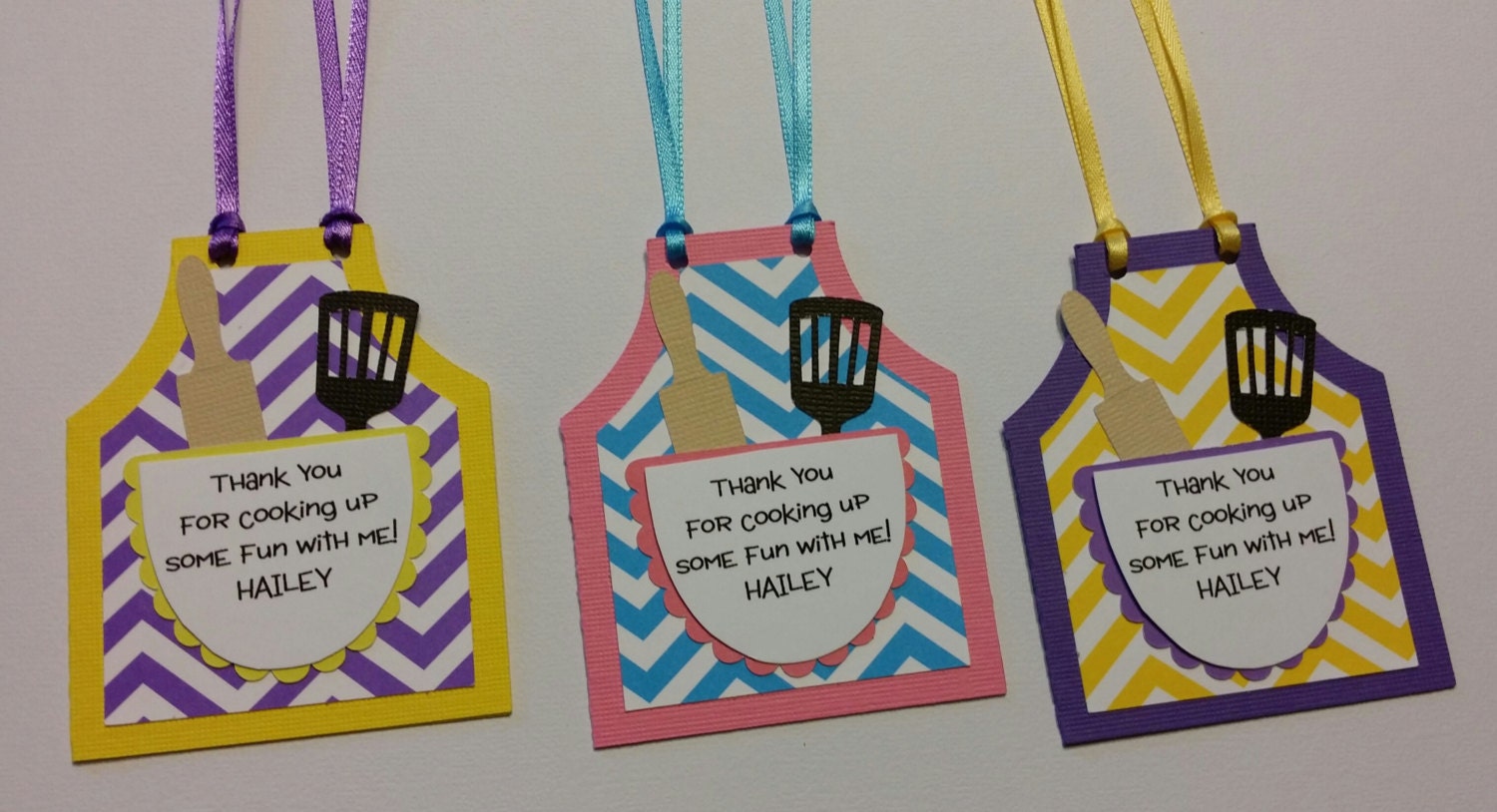 Cooking Party Favor Tags Baking Party Favor Tags Birthday