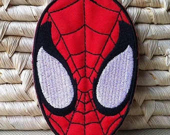 Spiderman Applique Embroidery Fabric Iron on Patch Patches DIY Clothes Making