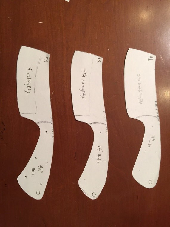 Cleaver Knife Templates Printable